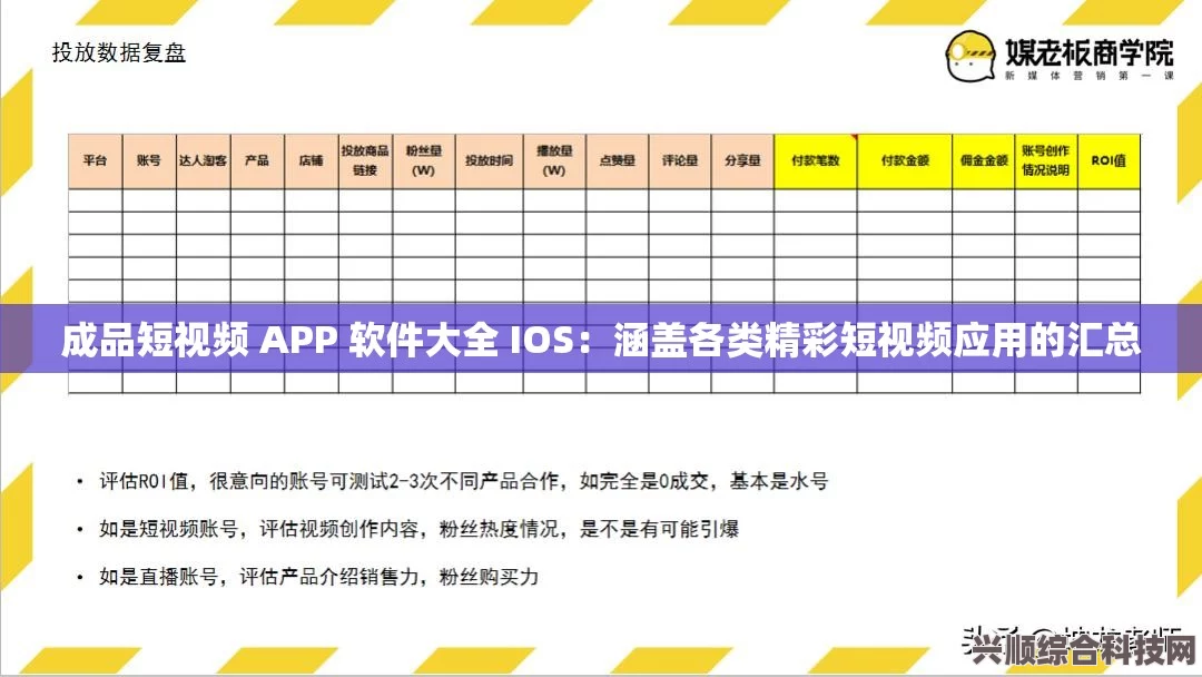 成品短视频app软件大全版：如何选择适合你的短视频平台，满足不同需求的全方位推荐，助你轻松创作与分享精彩内容