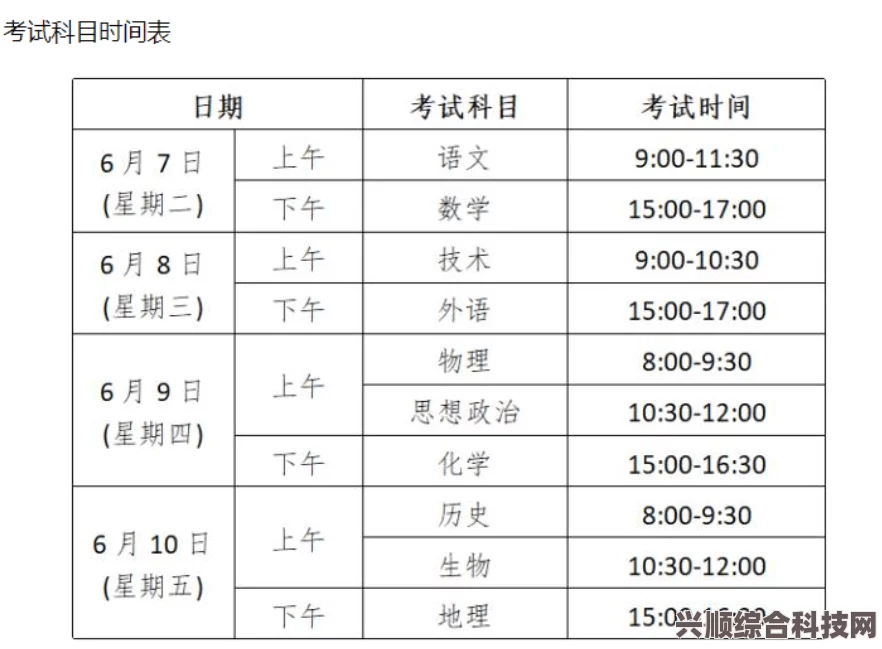 高考时间揭秘，2023年详细时间表及考前必备注意事项